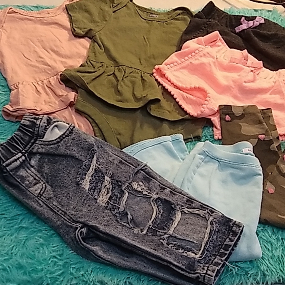 Old Navy & jumping beans 18-24 month Summer Fall bundle Jeans leggings shorts